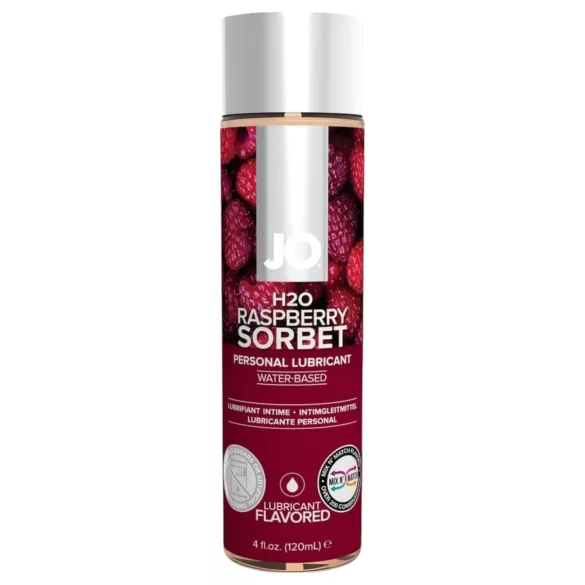 System JO - H2O sorbet de zmeură - lubrifiant pe bază de apă (120 ml)