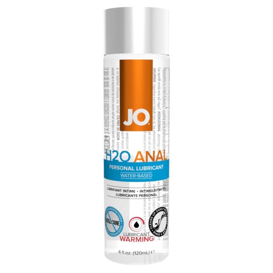 JO H2O Anal Warming - lubrifiant pe bază de apă pentru anal cu efect de încălzire (120ml)
