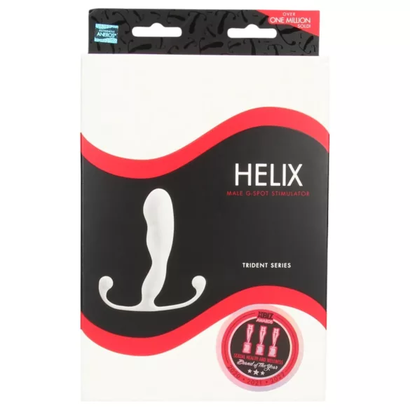 Aneros Trident Helix - dildo pentru prostată (alb)