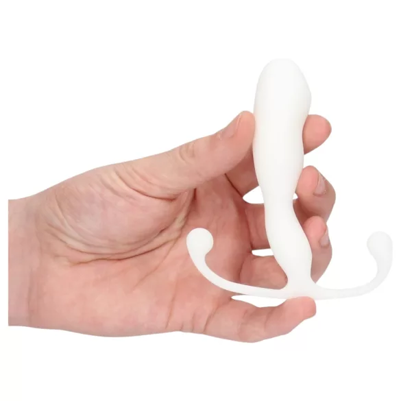 Aneros Trident Helix - dildo pentru prostată (alb)