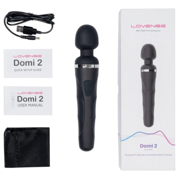LOVENSE Domi 2 - masaj inteligent cu vibrator (negru)