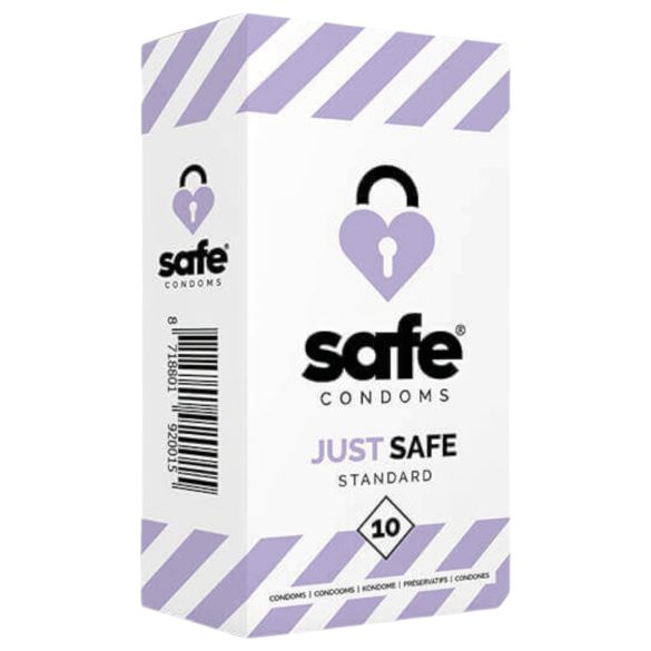 SAFE Just Safe - prezervative standard - vanilie (10 buc)