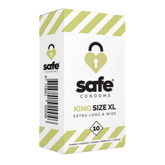 SAFE King Size XL - prezervative extra mari (10 buc)