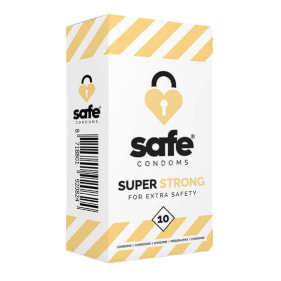 SAFE Super Strong - prezervative extra puternice (10 bucăți)