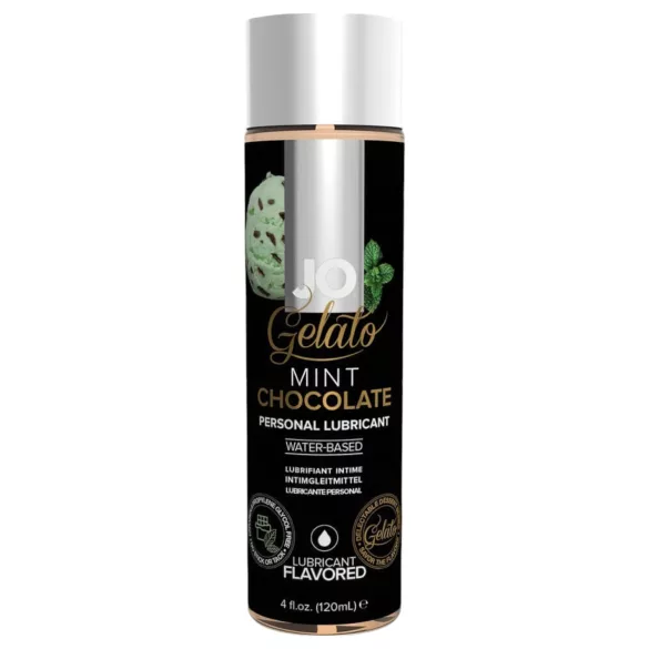 JO - lubrifiant pe bază de apă cu aromă mentă-ciocolată - 120ml
