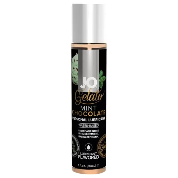 System JO - înghețată de mentă cu ciocolată - lubrifiant pe bază de apă (30 ml)