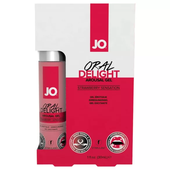 System JO - lubrifiant comestibil oral răcoritor - aromă căpșuni 30ml