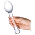 GLAS - dildo anal dublu din sticlă (transparent)
