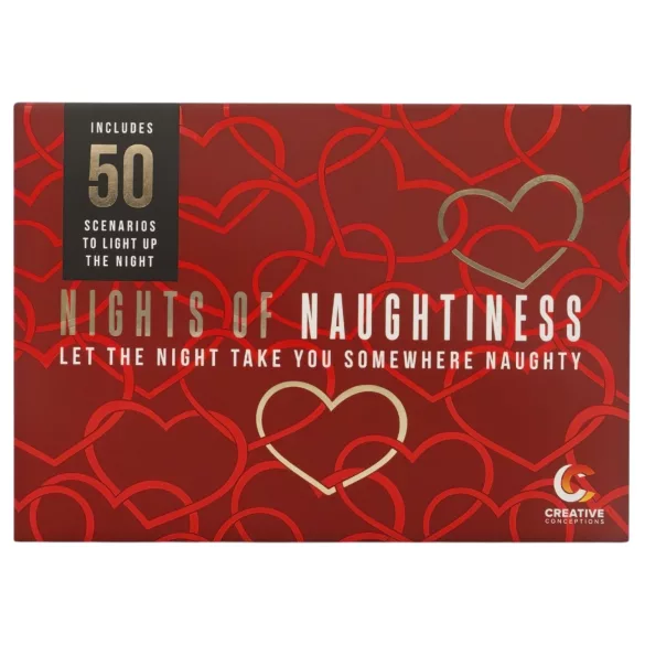 FIFTY NIGHTS OF NAUGHTINESS - joc erotic de cuplu - în limba engleză