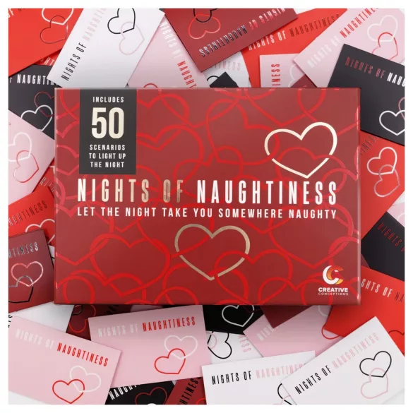 FIFTY NIGHTS OF NAUGHTINESS - joc erotic de cuplu - în limba engleză