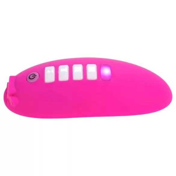 OhMiBod Lightshow - Vibrator clitoridian controlat prin aplicație, cu lumină LED (roz)