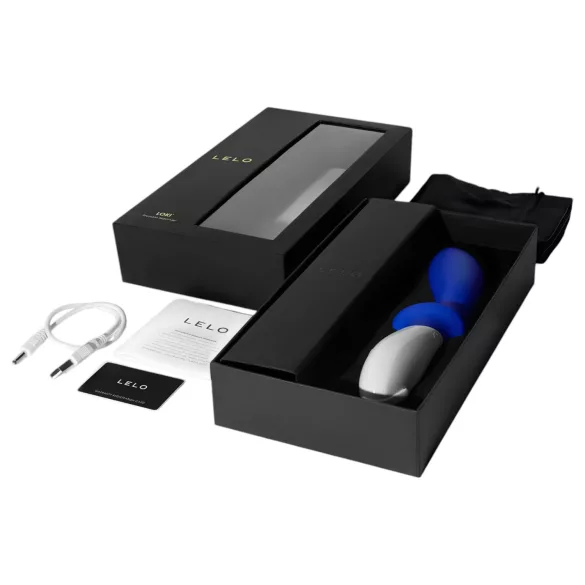 LELO Loki - vibrator prostată rezistent la apă - albastru