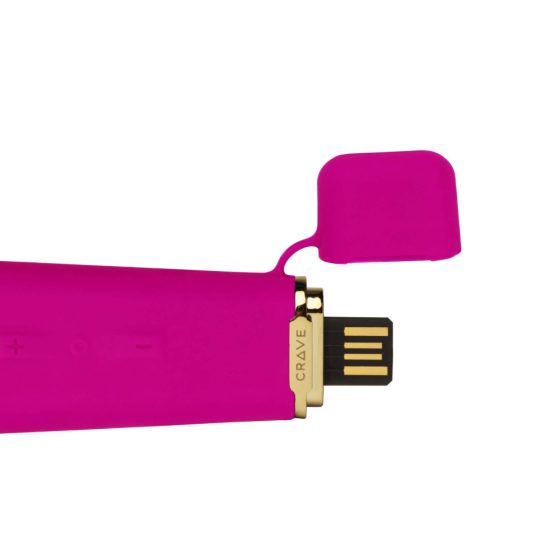 Crave Duet Flex - vibrator reîncărcabil pentru clitoris (roz)
