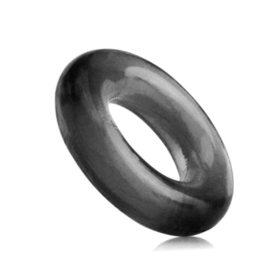 Screaming O - inel pentru penis din silicon (negru)