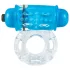 Screaming Color Pop - inel penian vibrator - transparent albastru