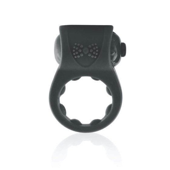 Screaming PrimO Tux - inel vibrator pentru penis, rezistent la apă (negru)