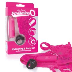   MySecret Screaming Pant - chiloțe vibratori cu radio - roz (S-L)