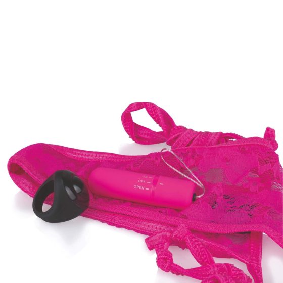 MySecret Screaming Pant - chiloțe vibratori cu radio - roz (S-L)