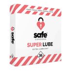 SAFE Super Lube - prezervativ extra lubrificat (36 bucăți)