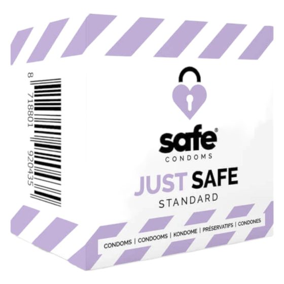 SAFE Just Safe - prezervativ standard cu aroma de vanilie (5 buc)