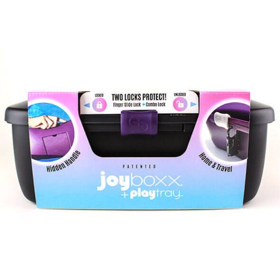 JOYBOXXX - cutie de depozitare igienica (negru)