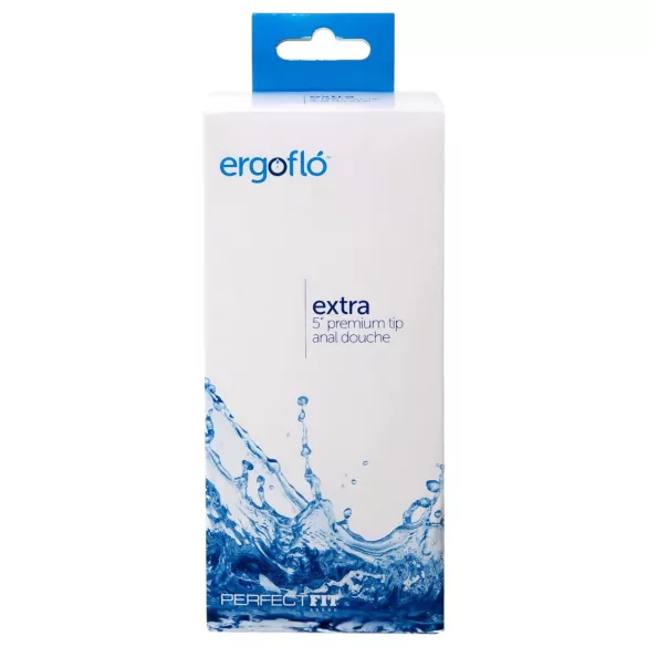 Perfect Fit Ergoflo Extra - duș anal și intim - negru