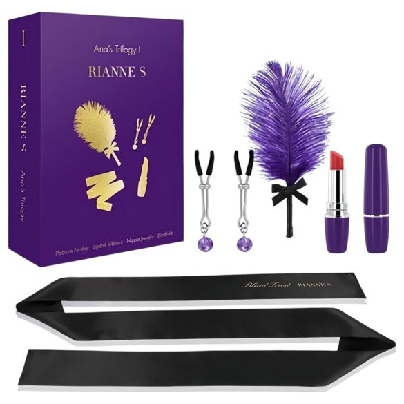 Set erotic senzual - Trilogia Rianne Ana I (4 piese)