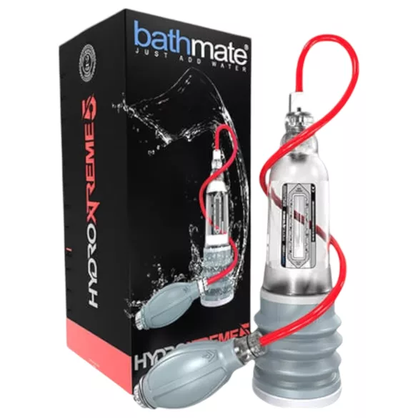 BathMate - pompă pentru penis - set complet - transparent