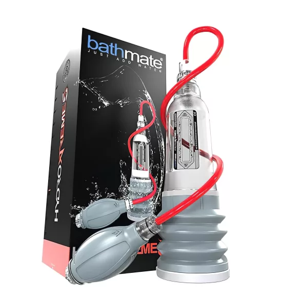 BathMate - pompă pentru penis - set complet - transparent
