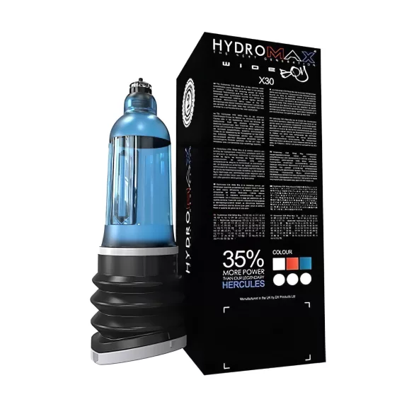 Bathmate Hydromax 7 Wide Boy - hidro pompă (albastră)