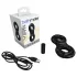 Bathmate Vibe Ring Eight - inel penian vibrator, cu acumulator (negru)