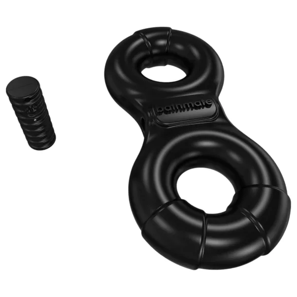 Bathmate Vibe Ring Eight - inel penian vibrator, cu acumulator (negru)
