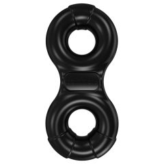   Bathmate Vibe Ring Eight - Inel vibrator pentru penis cu baterii (negru)