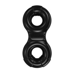   Bathmate Vibe Ring Eight - inel pentru penis cu vibrații, cu acumulator (negru)