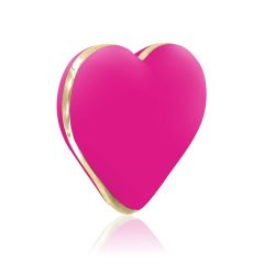 RS Icons Heart - vibrator clitoridian reîncărcabil (roz)