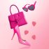 RS Icons Heart - Vibrator clitoridian reîncărcabil (coral)