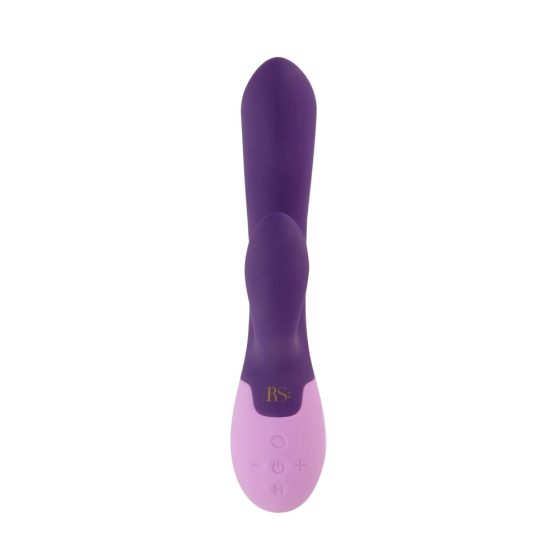 Rianne Essential Xena - vibrator reîncărcabil cu stimulator de clitoris (violet închis)