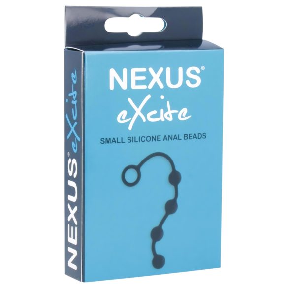 Nexus Excite - dildo anal cu 4 bile - silicon negru mic