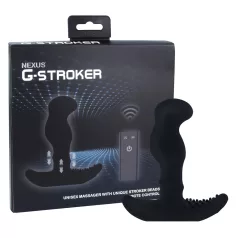   Nexus G-stroker - vibrator masaj prostată cu telecomandă - negru