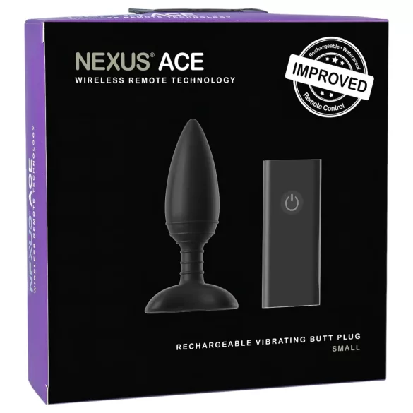 Nexus Ace - vibrator anal cu telecomandă - reîncărcabil - mic