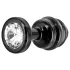 DIOGOL Anni - plug anal cu nervuri - negru - (3cm)