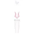 Obsessive - Costum iepuraș sexy - roz - L/XL