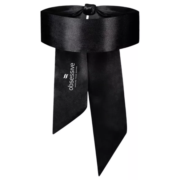 Obsessive - legătură pentru ochi - eșarfă bondage - negru