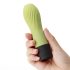 TENGA Iroha Zen - Vibrator din silicon verde, super moale, stil Matcha