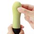 TENGA Iroha Zen - Vibrator din silicon verde, super moale, stil Matcha