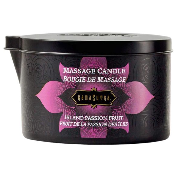 Kama Sutra - lumânare de masaj vegană - fructul pasiunii (170g)