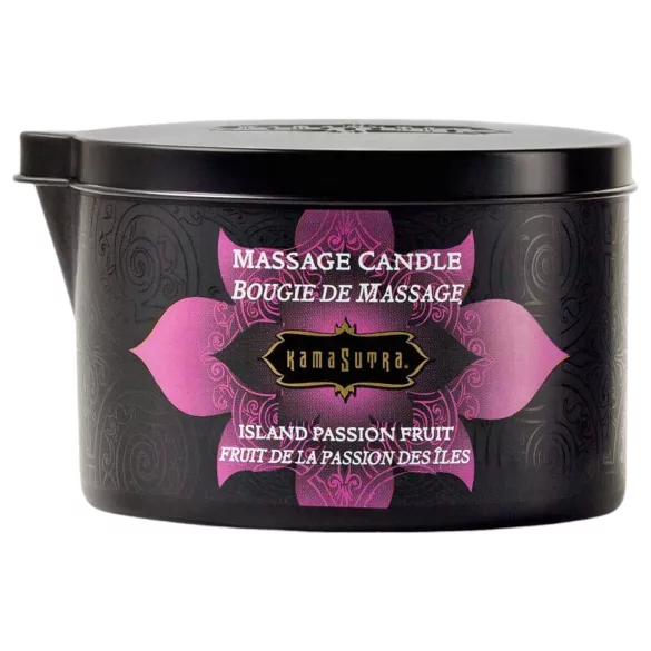 Kama Sutra - lumânare pentru masaj vegană - fructul pasiunii - 170g