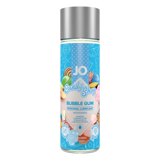 JO Candy Shop Bubble Gum - lubrifiant pe bază de apă - gumă de mestecat (60ml)