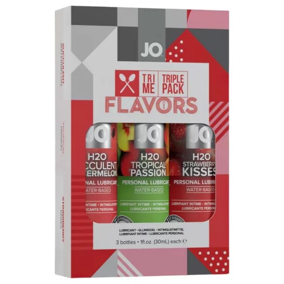 System JO - System Flavors - set de lubrifianți aromați (3x30 ml)