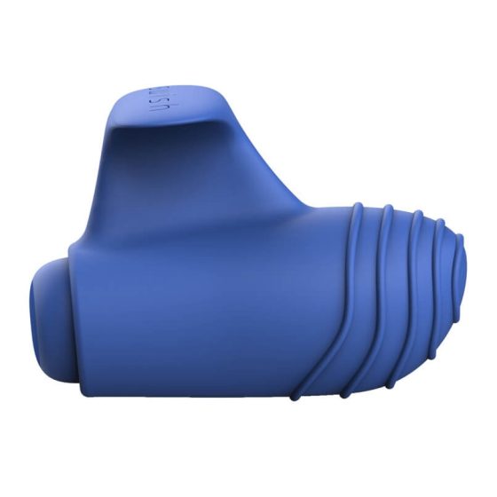 B SWISH Basics - vibrator de silicon pe deget (albastru)